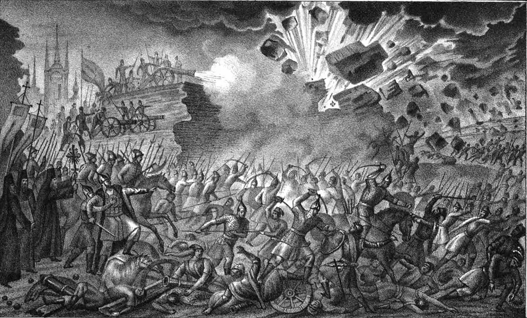 Памятник в честь 300-летия героической обороны Пскова от войск Стефана Батория
