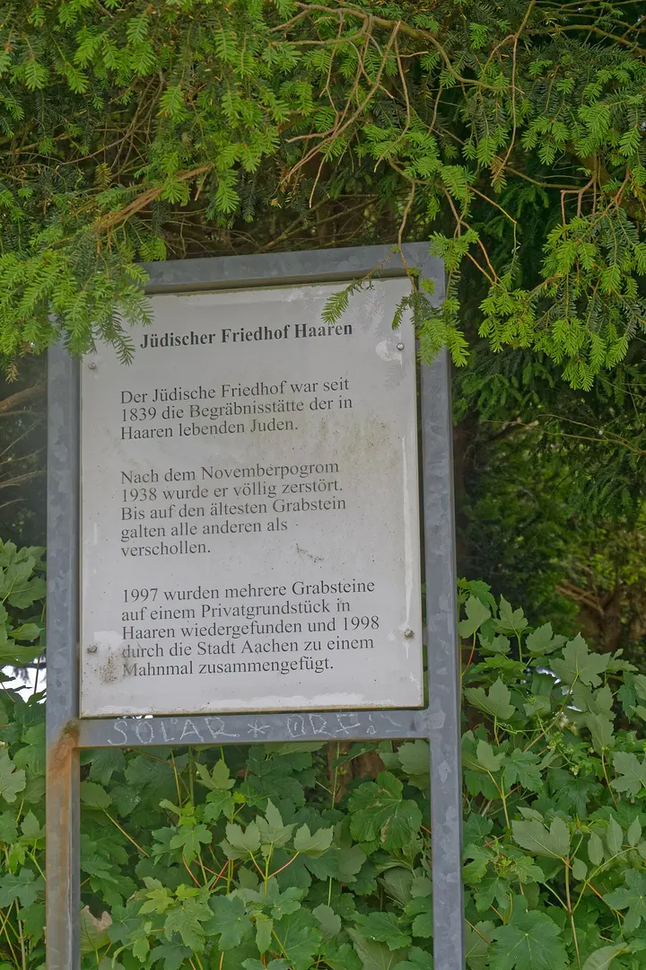 Jüdischer Friedhof Haaren