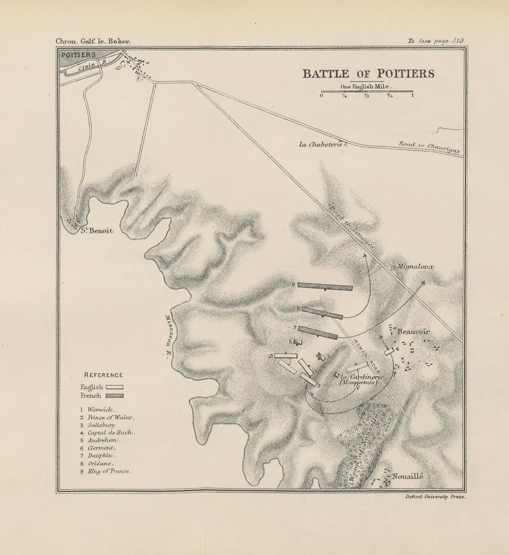 Bataille de Poitiers - MÉMORIAL HISTORIQUE CHAMP DE BATAILLE