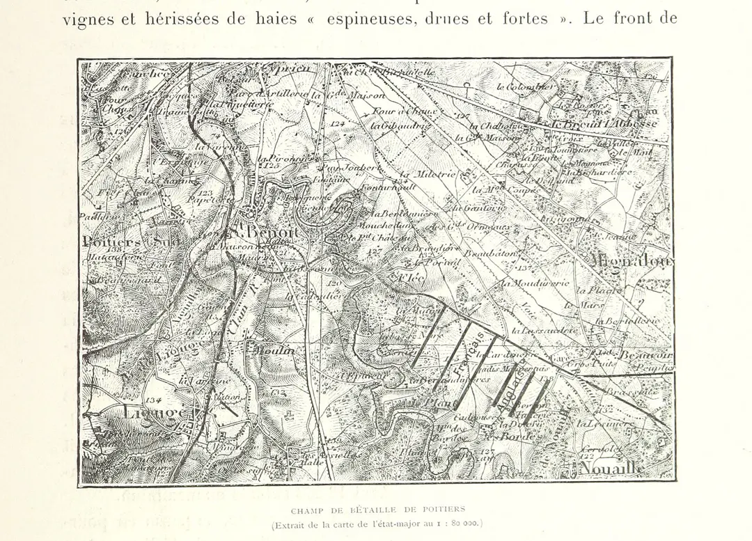 Bataille de Poitiers - MÉMORIAL HISTORIQUE CHAMP DE BATAILLE