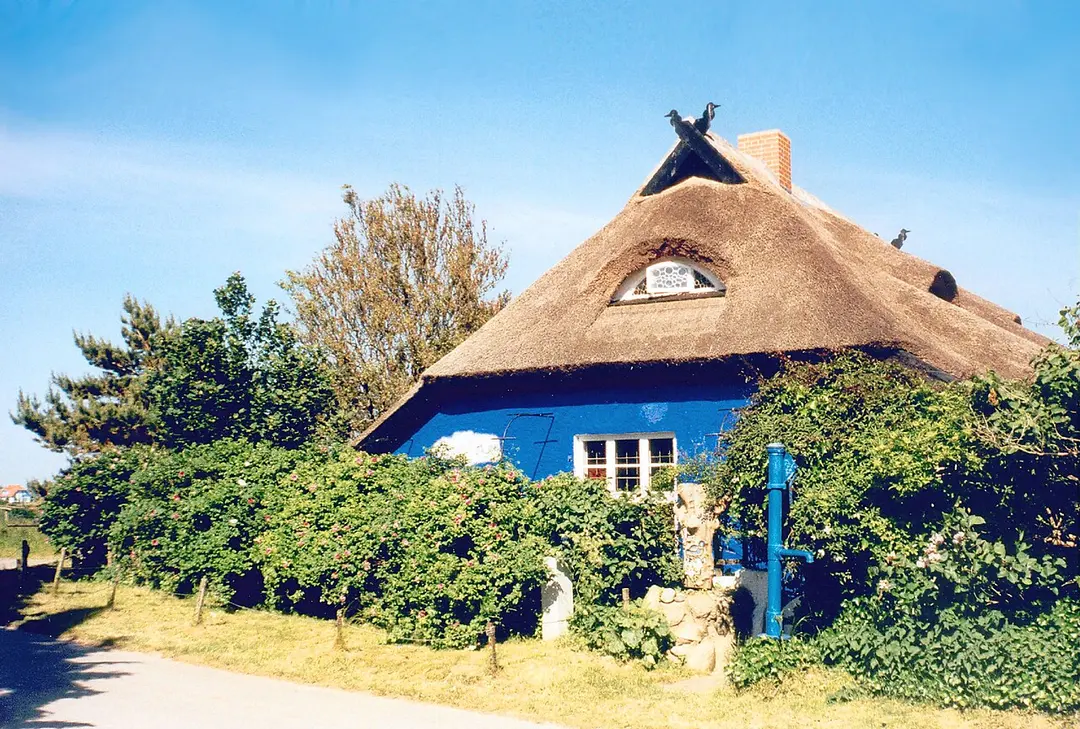 Blaue Scheune