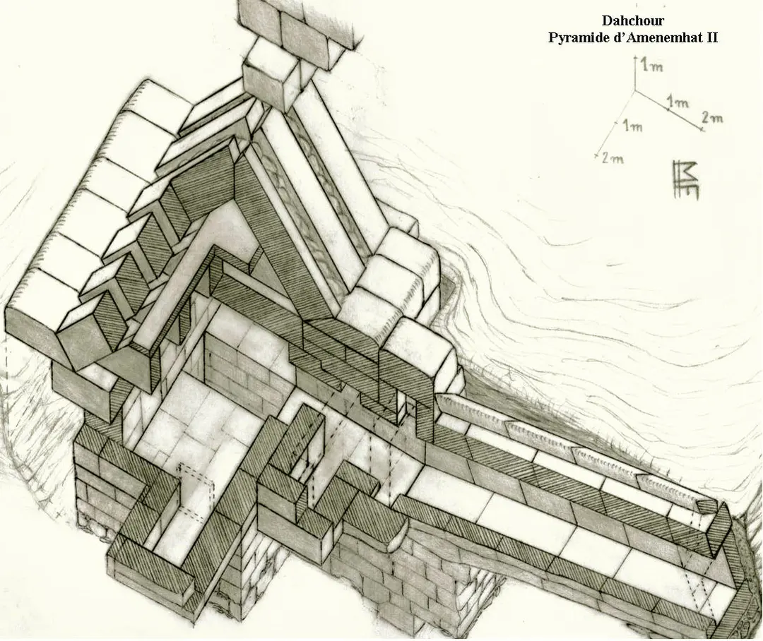 Amenemhet-II.-Pyramide