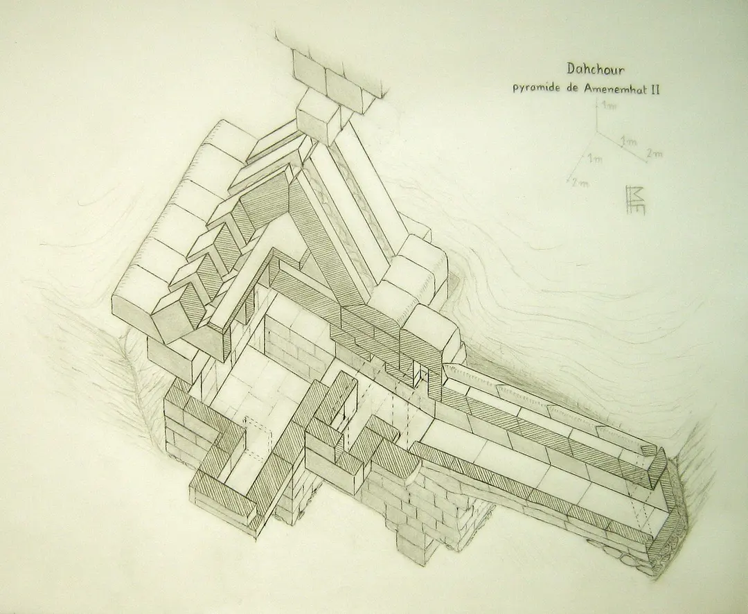Amenemhet-II.-Pyramide