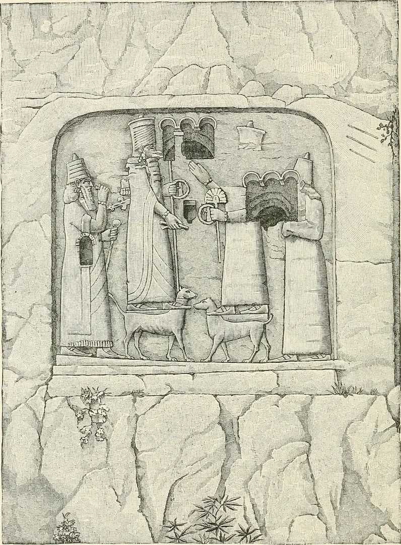 Bavian-Relief
