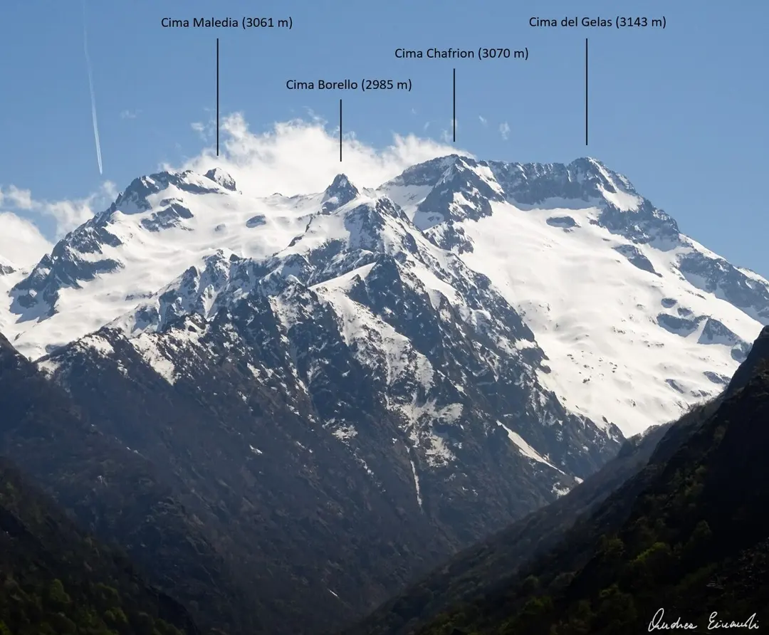 Cime du Gélas / Monte Gelàs