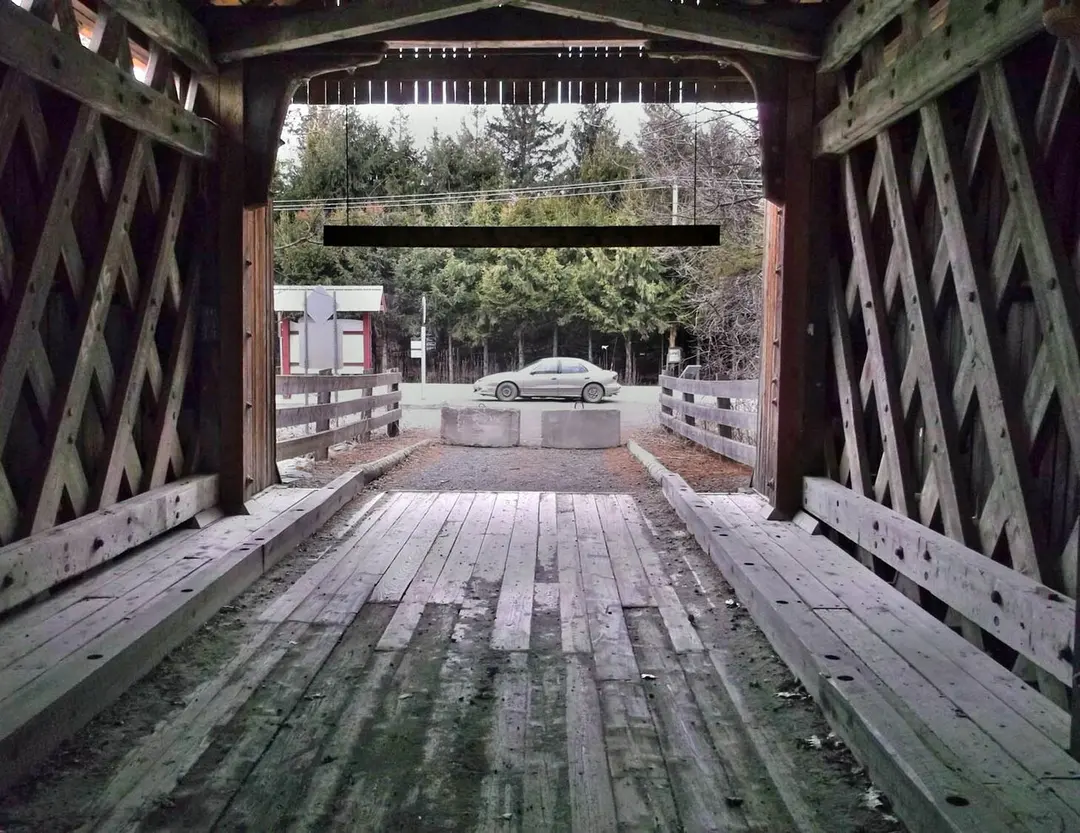 Chemin du Pont-Couvert;Pont Couvert de Milby
