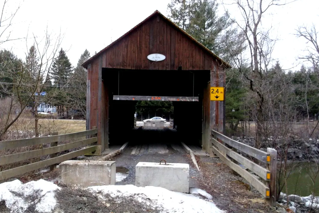 Chemin du Pont-Couvert;Pont Couvert de Milby