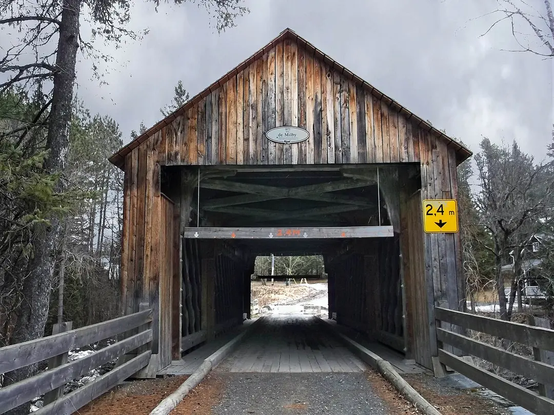 Chemin du Pont-Couvert;Pont Couvert de Milby