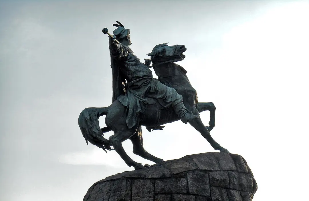 Monument to Bohdan Khmelnytsky in Kyiv