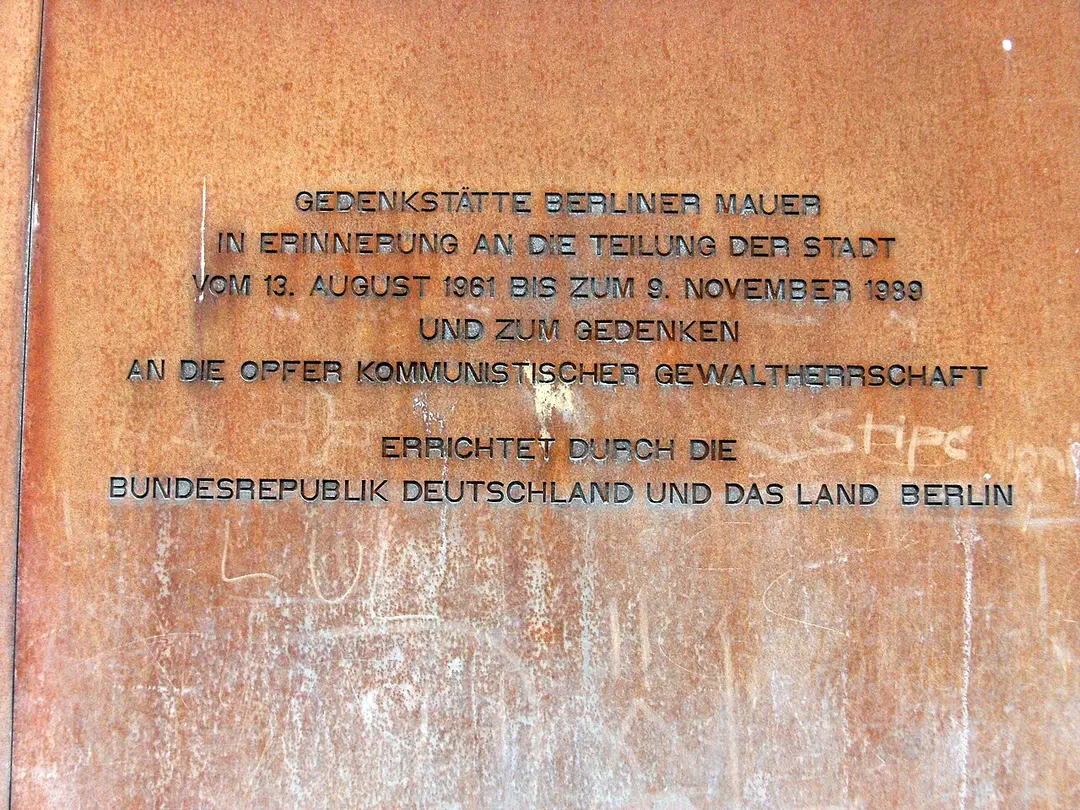 Gedenkstätte Berliner Mauer
