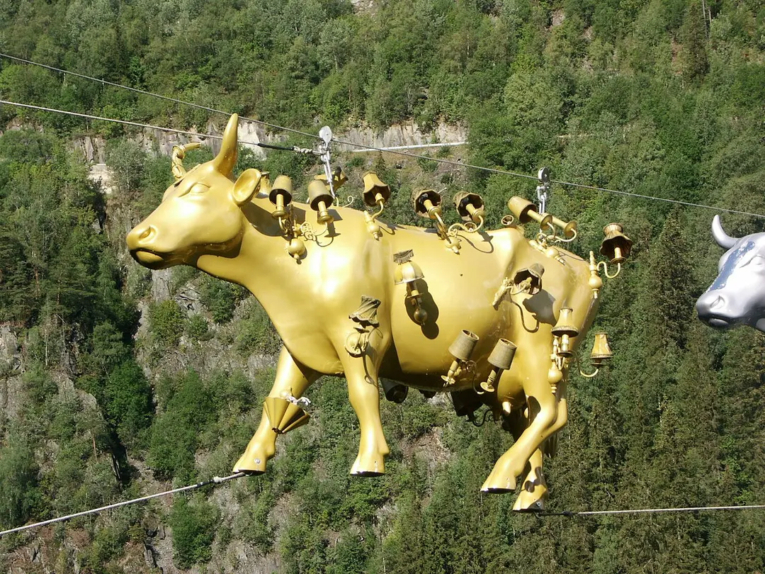 Kraeva na strese (CowParade)
