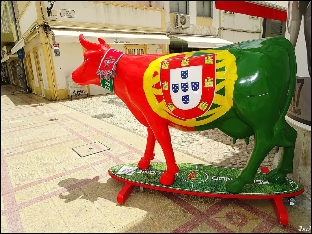 Kraeva na strese (CowParade)