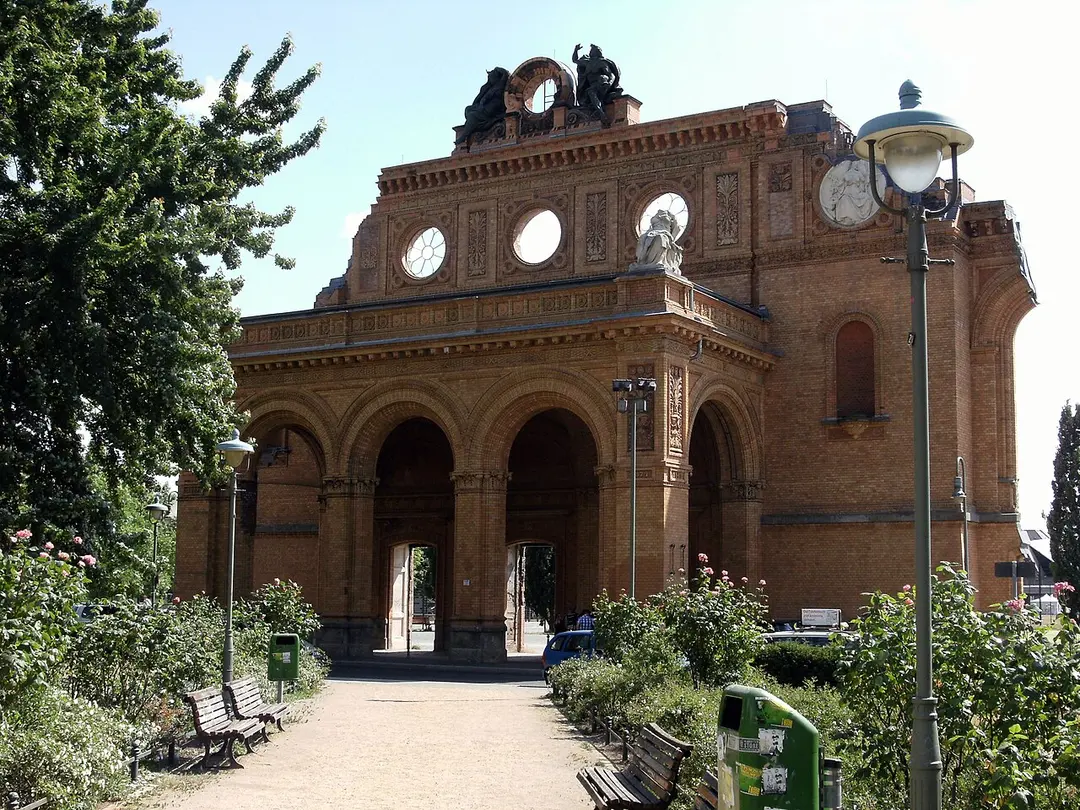 Portico of the destroyed Anhalter Station
