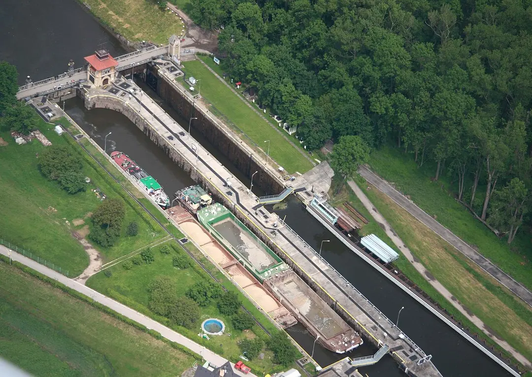 Schleuse Hořín
