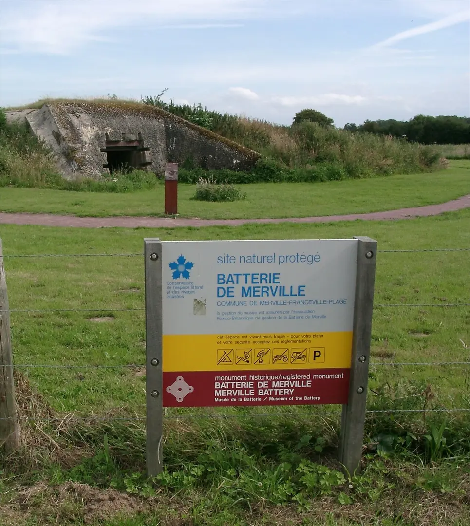 Artilleriebatterie bei Merville