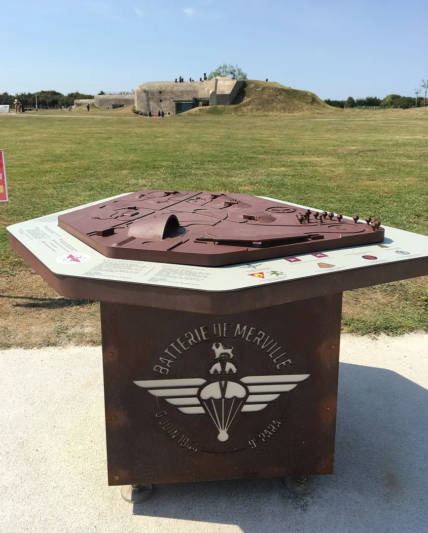 Artilleriebatterie bei Merville